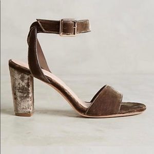 Anthropologie/ charlotte stone samia heel 8 slate